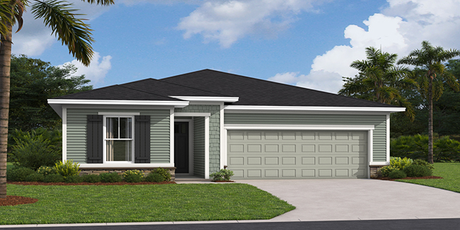 Richmond American Larimar M Model Home & Floorplan at Seminole Palm in Palm Coast, FL